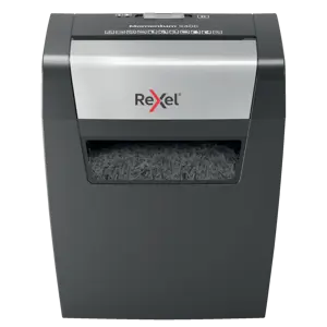 Distruggidocumenti Rexel Momentum X406 - taglio a frammenti - livello di sicurezza P4